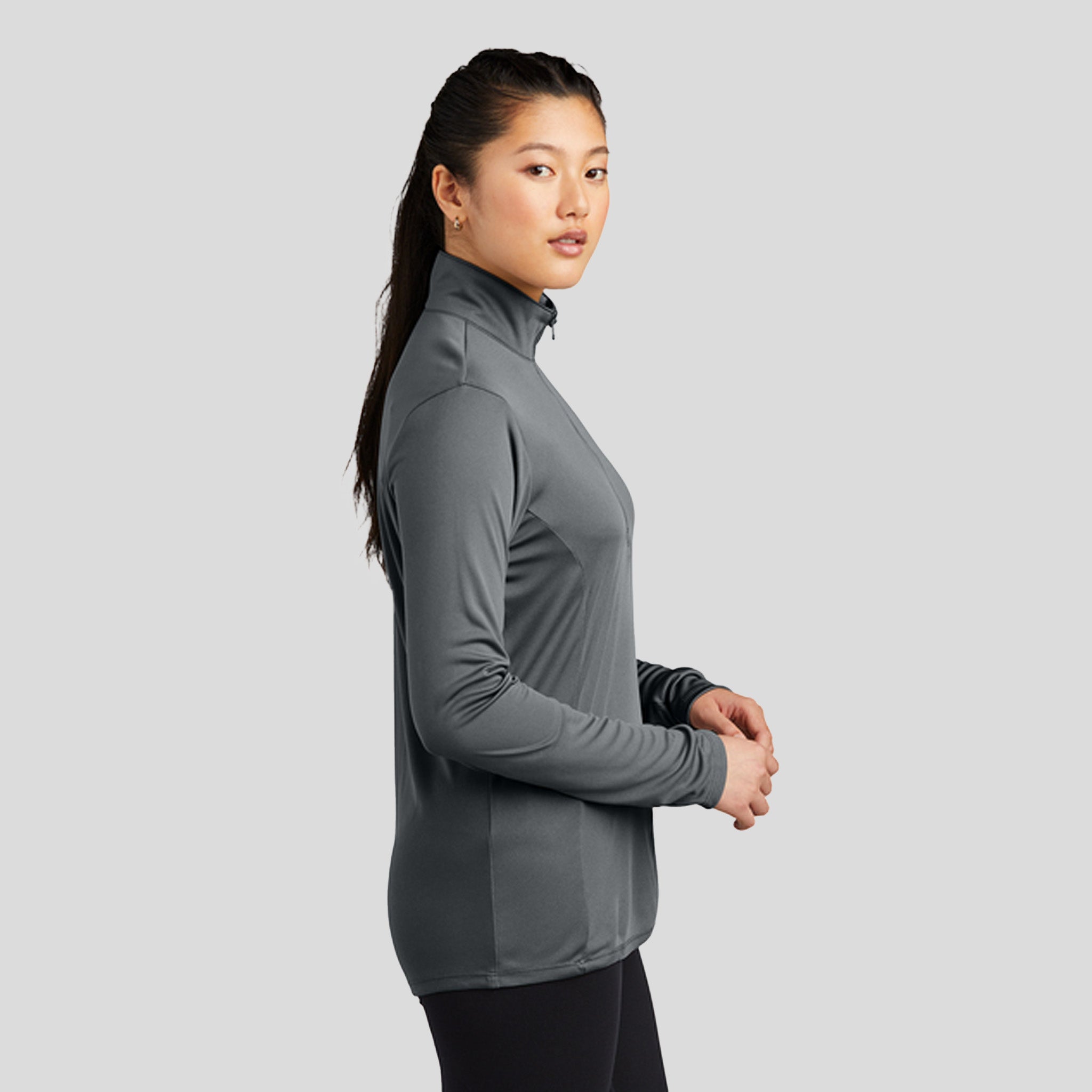 Women's PosiCharge® Competitor™ 1/4-Zip Pullover | Iron Grey
