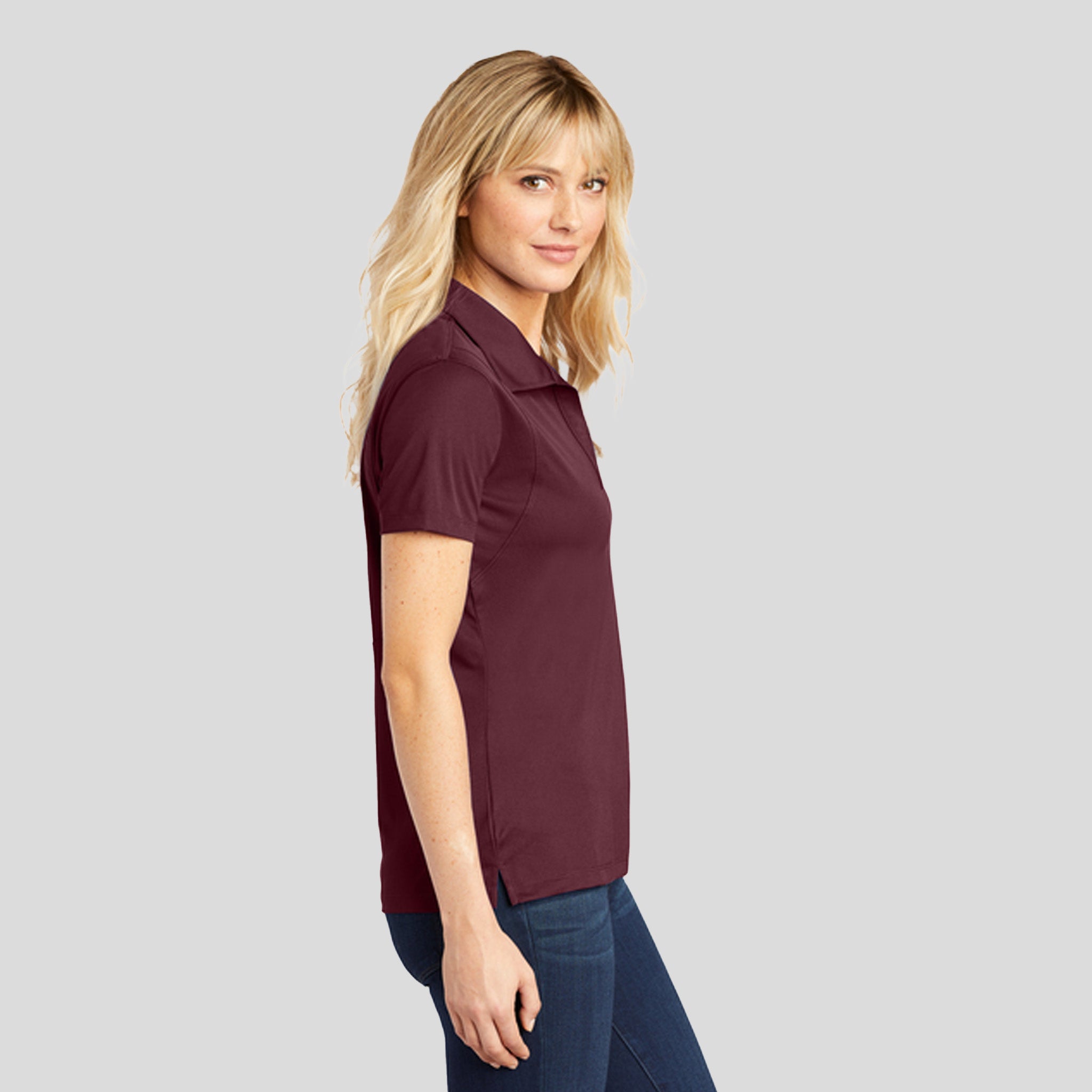 Women's Micropique Sport-Wick® Polo | Maroon