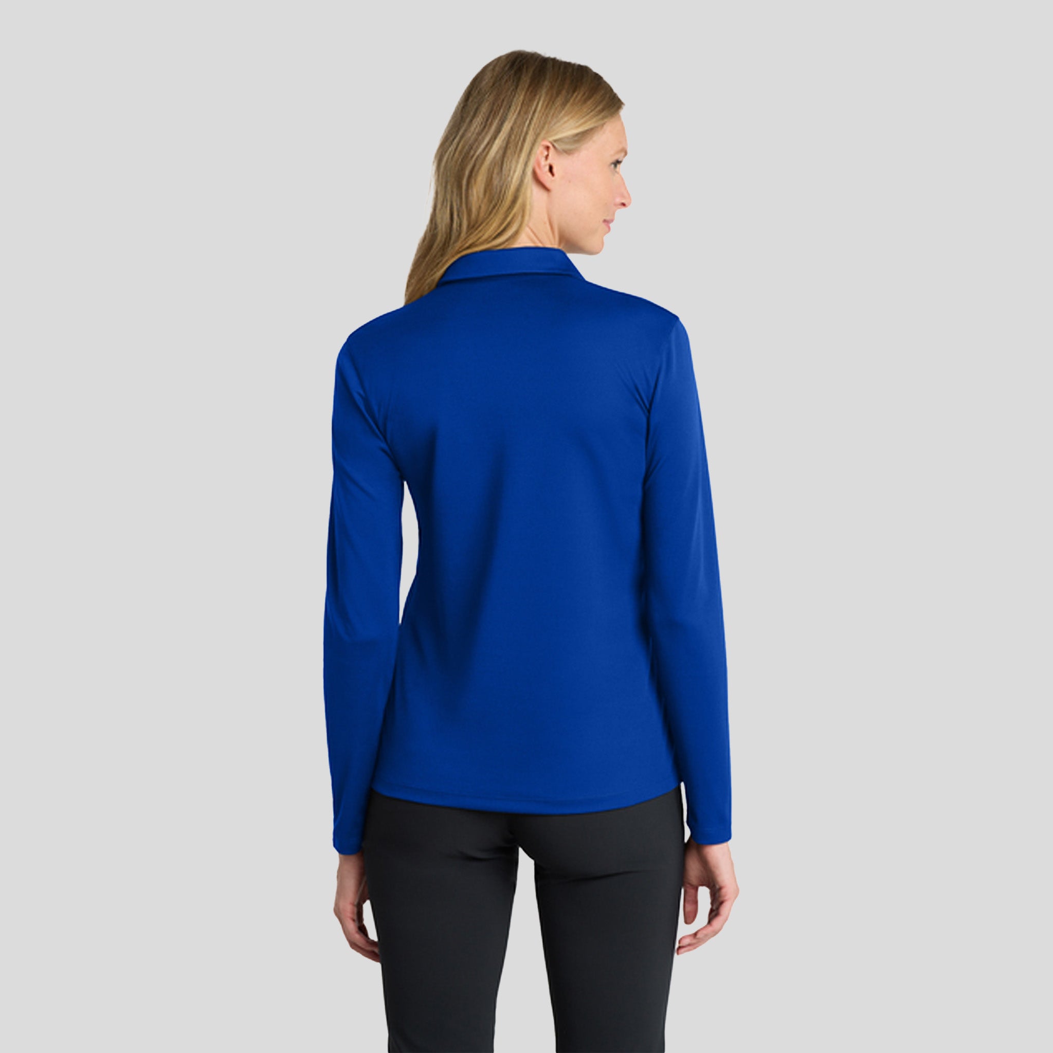 Women's Dri-FIT Micro Pique 2.0 Long Sleeve Polo | Game Royal