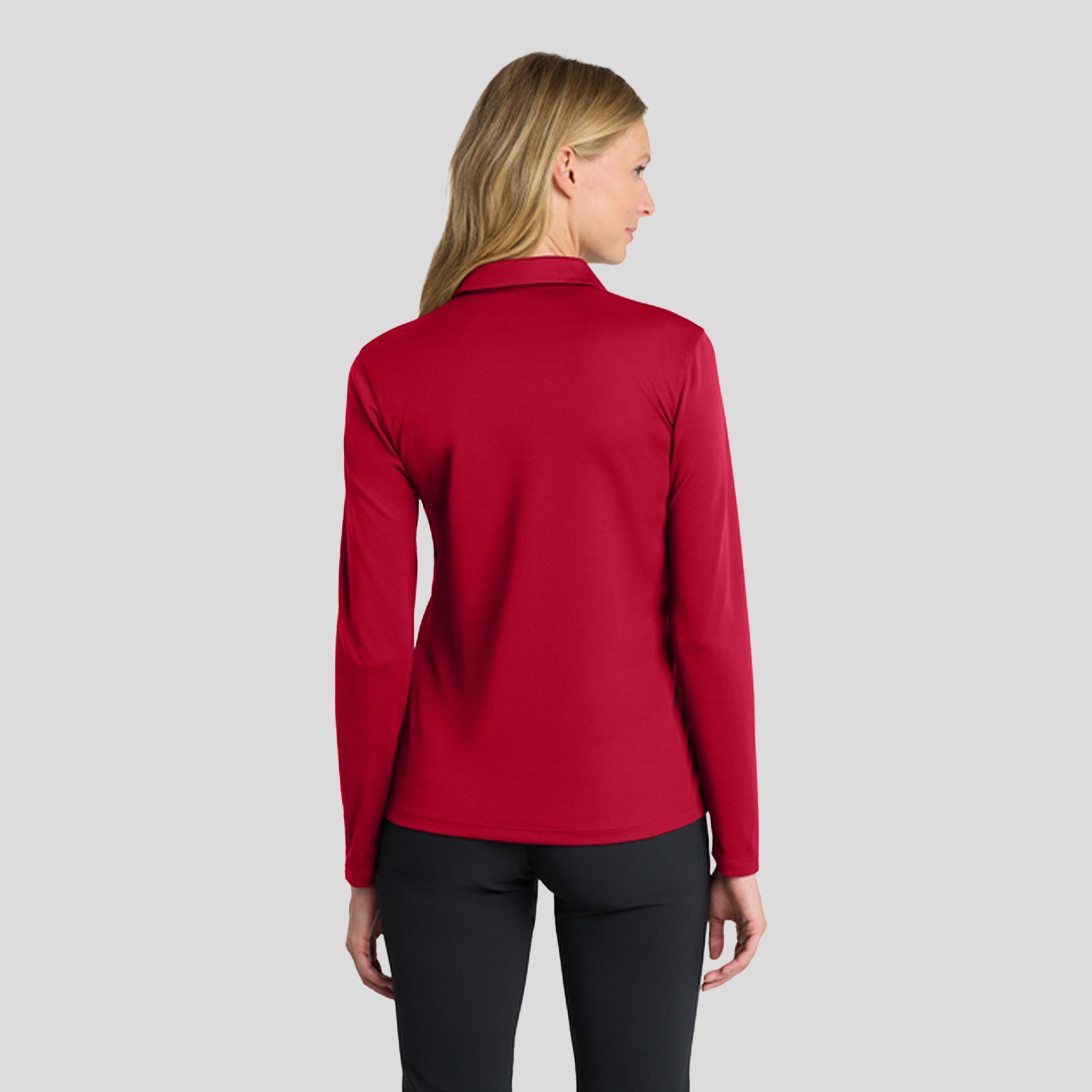 Women's Dri-FIT Micro Pique 2.0 Long Sleeve Polo | University Red