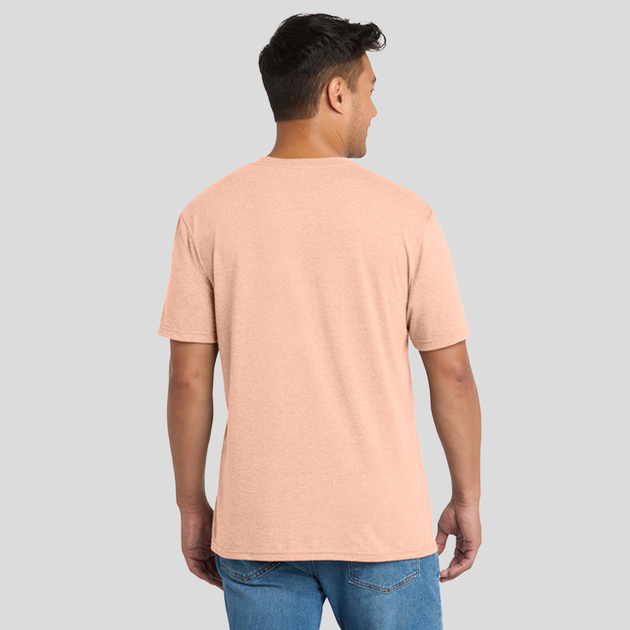 Tri-Blend Tee | Heathered Dusty Peach