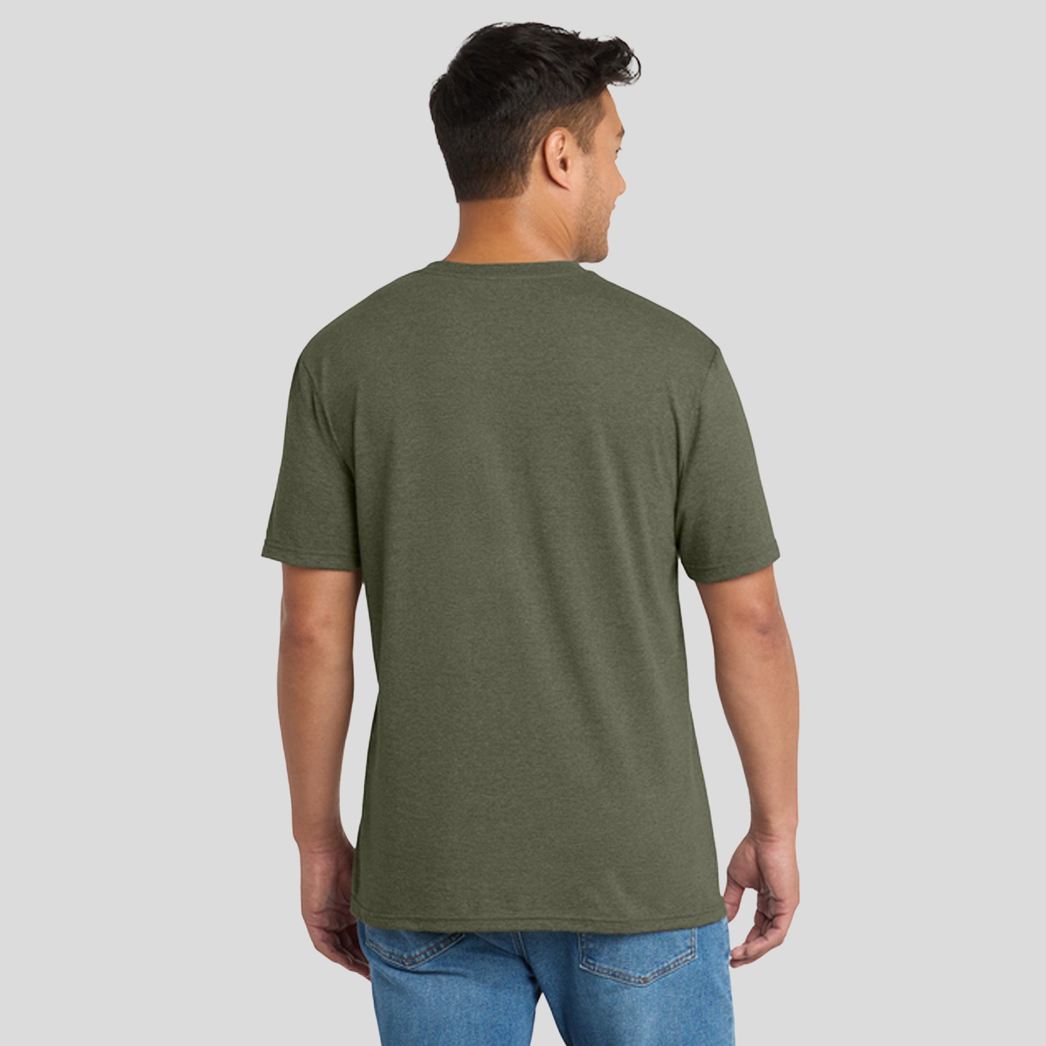 Tri-Blend Tee | Military Green Heather