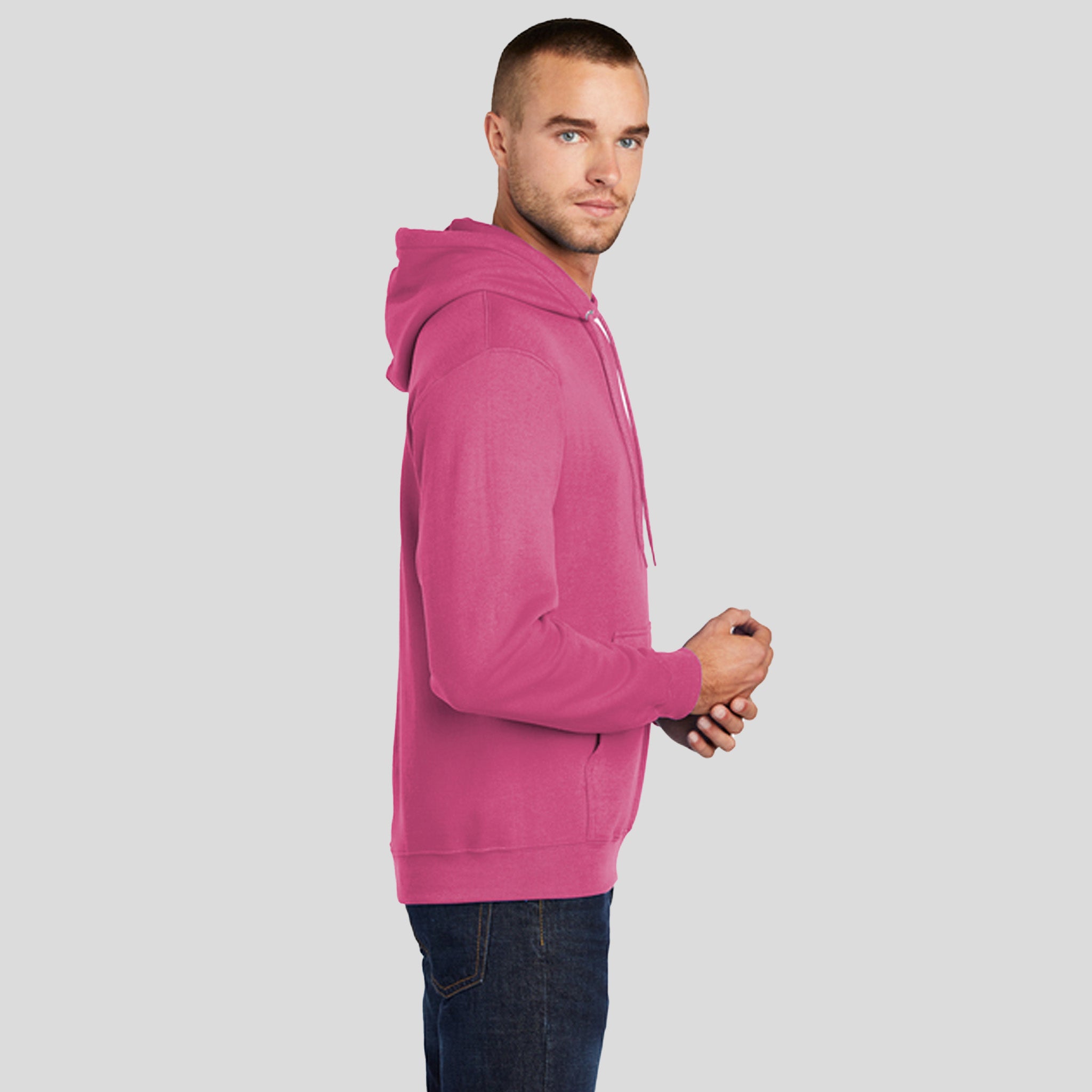 Core Fleece Pullover Hooded Sweatshirt | Sangria