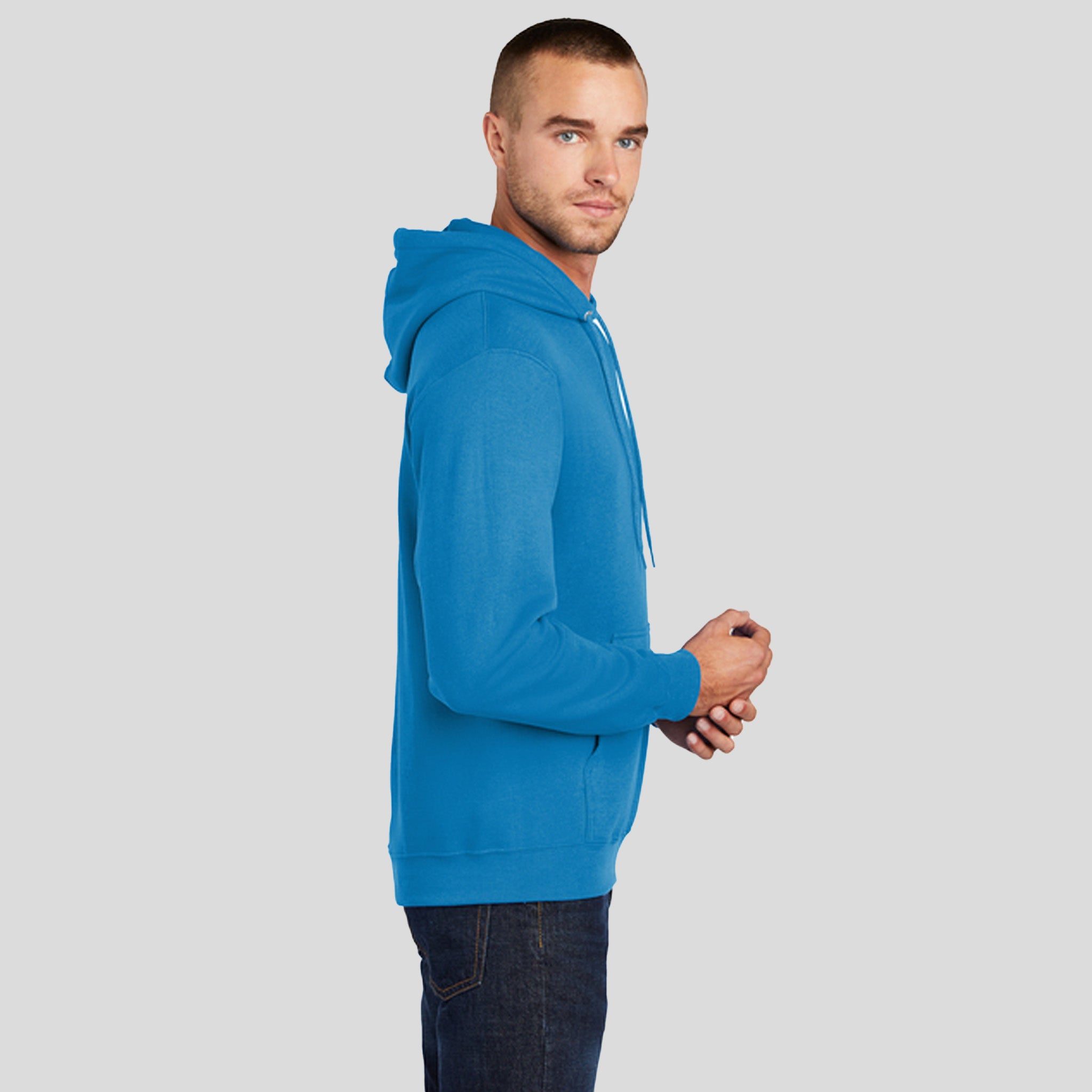 Core Fleece Pullover Hooded Sweatshirt | Sapphire