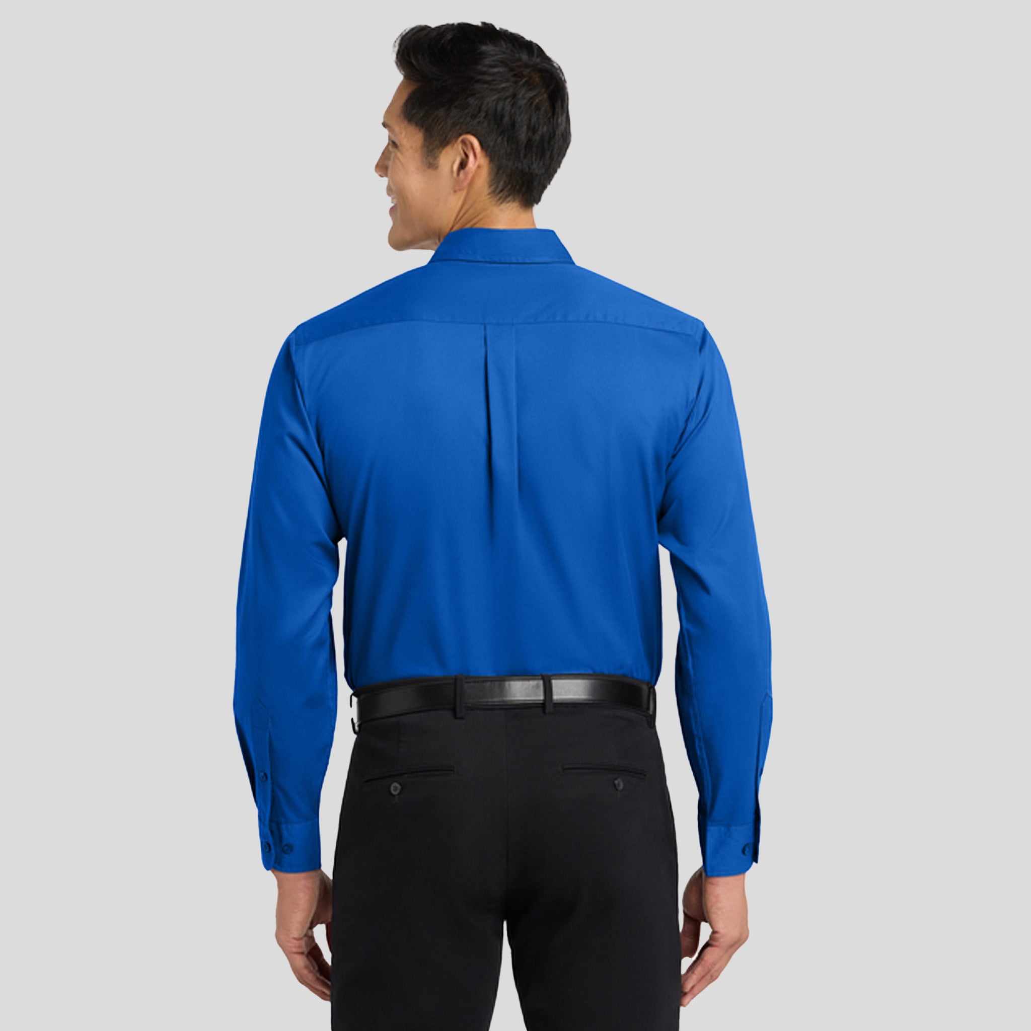 Long Sleeve Easy Care Shirt | Strong Blue