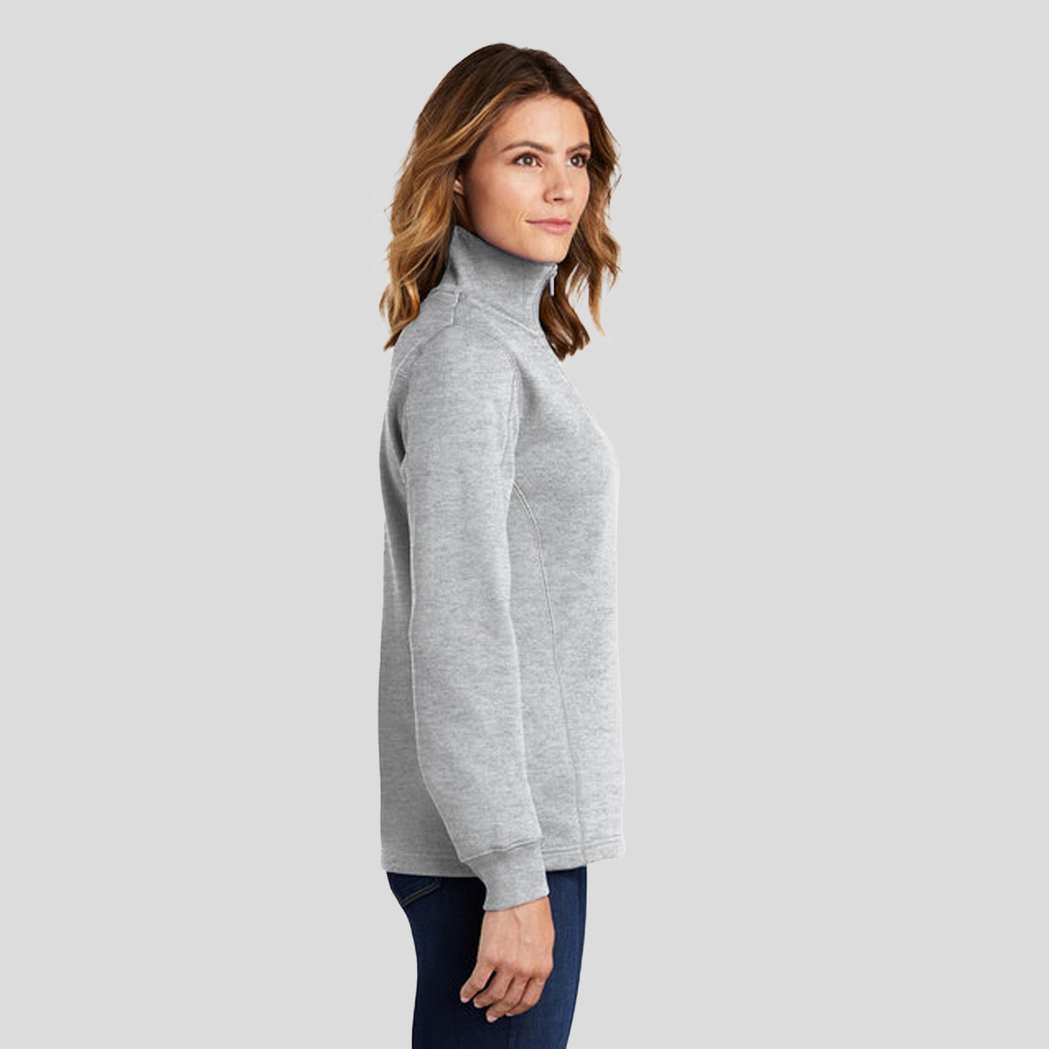 Women's 1/4-Zip Sweatshirt | Athletic Heather