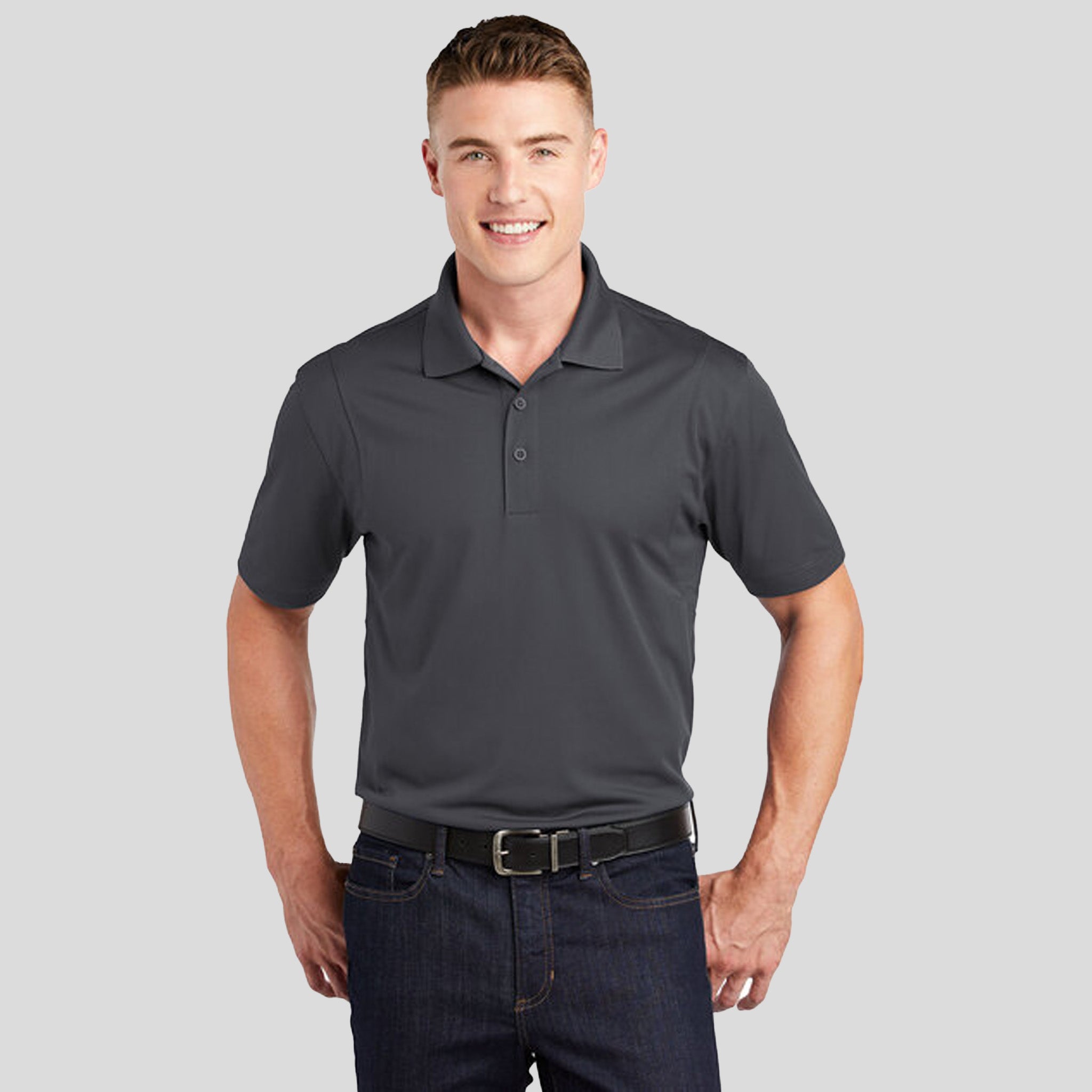 Micropique Sport-Wick® Polo | Iron Grey