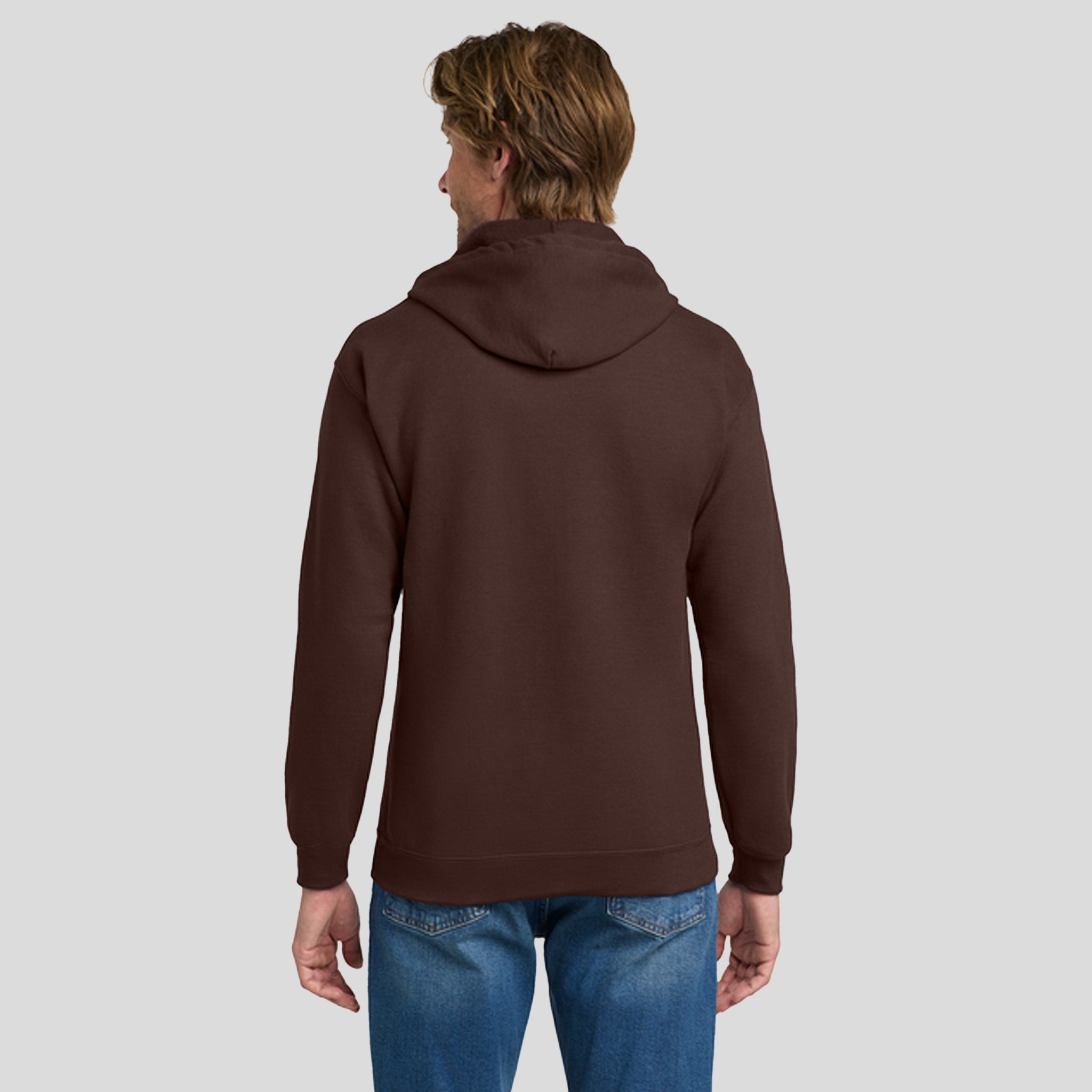 Heavy Blend™ Full-Zip Hooded Sweatshirt | Dark Chocolate