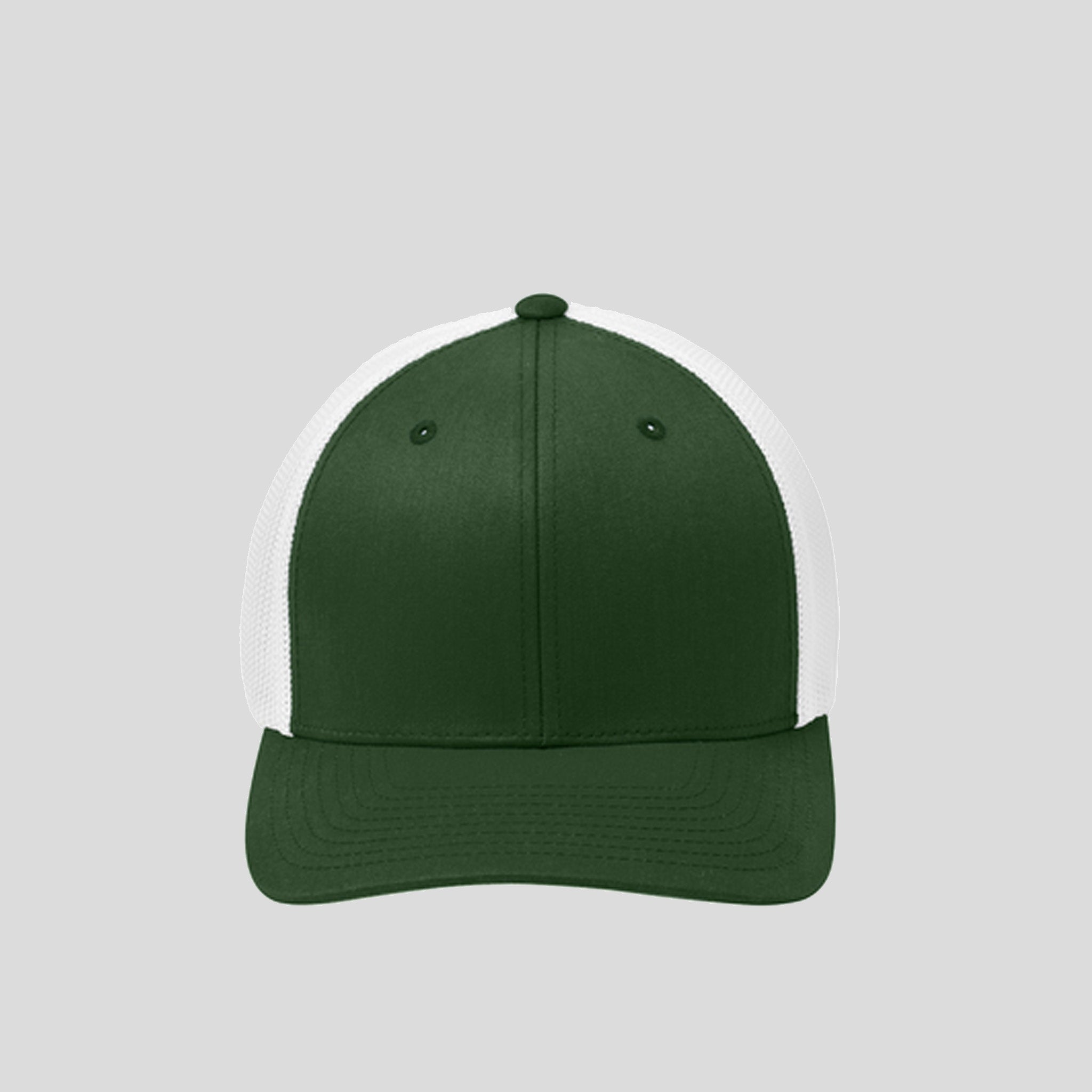 Flexfit® Mesh Back Cap | Forest Green/White