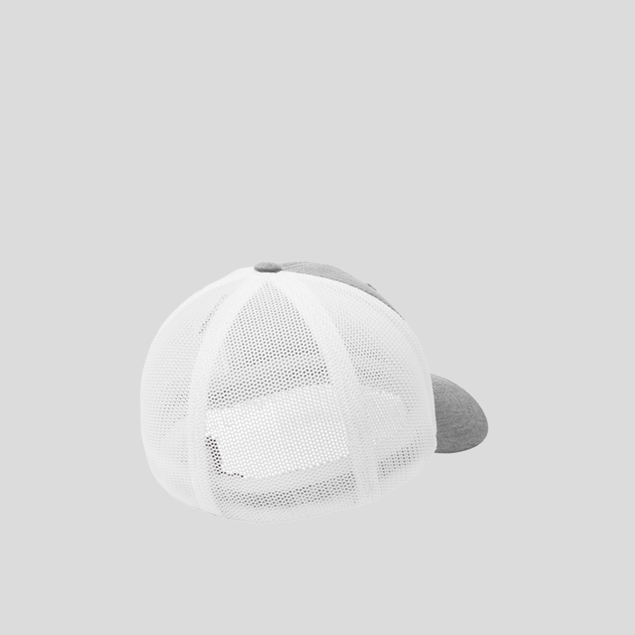 Flexfit® Mesh Back Cap | Heather Grey/White