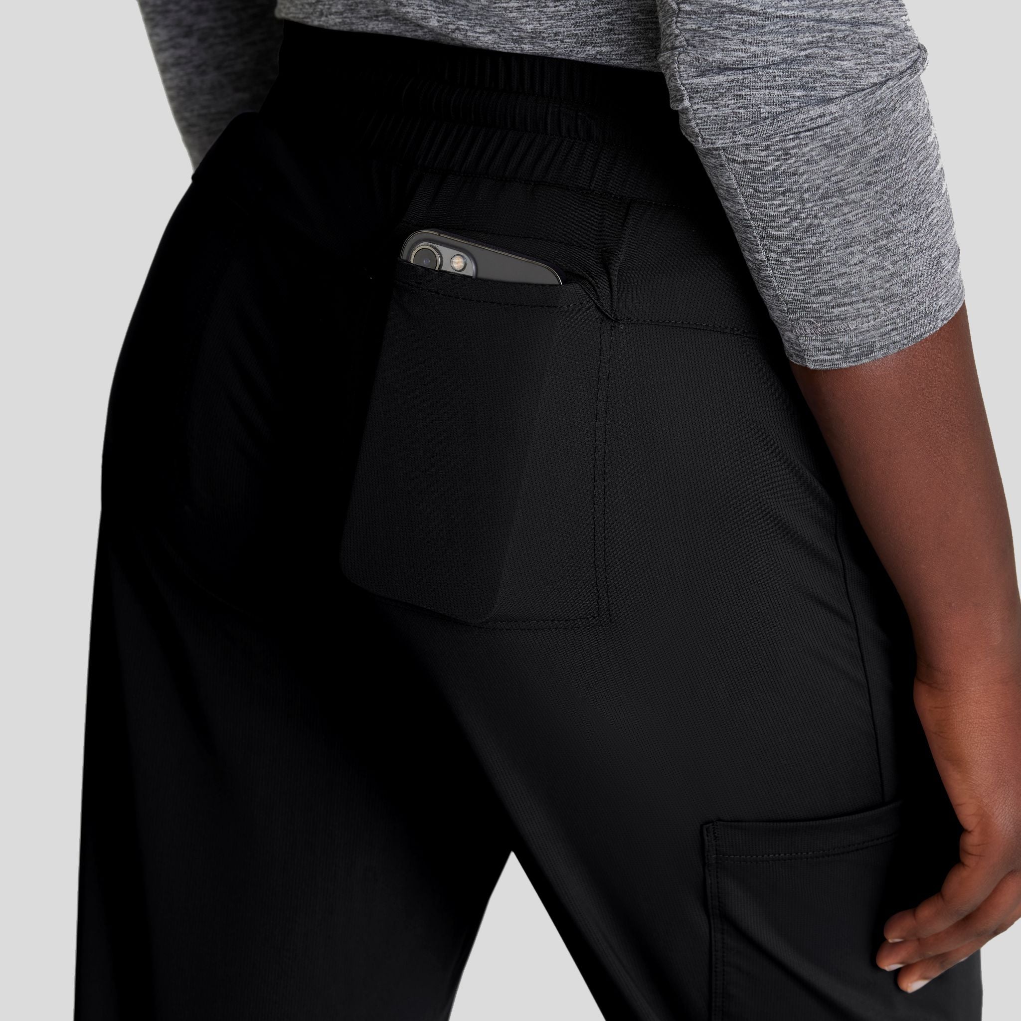 Pace 5-Pocket Ribbed Cuff Jogger | Black