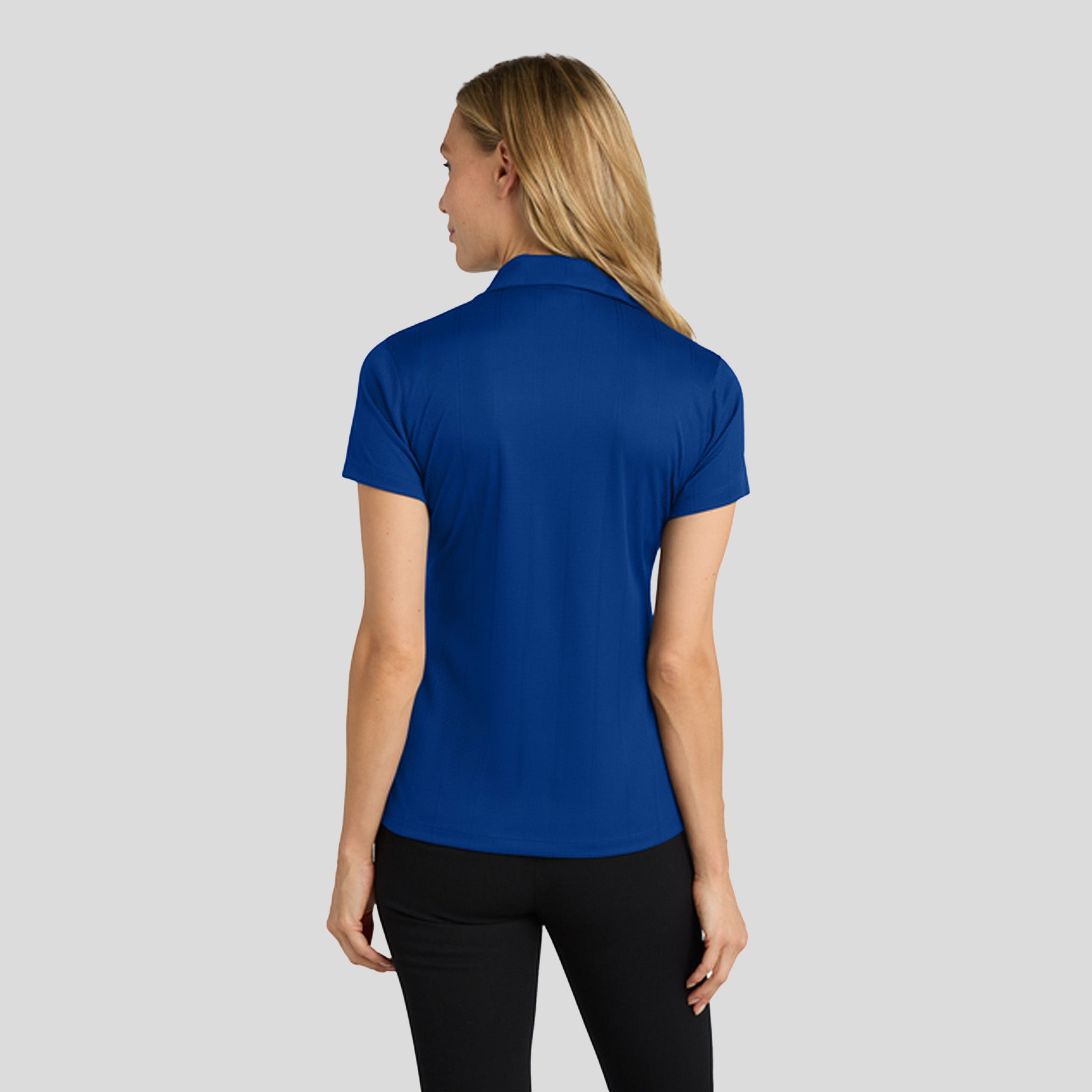 Women's Performance Fine Jacquard Polo | Hyper Blue