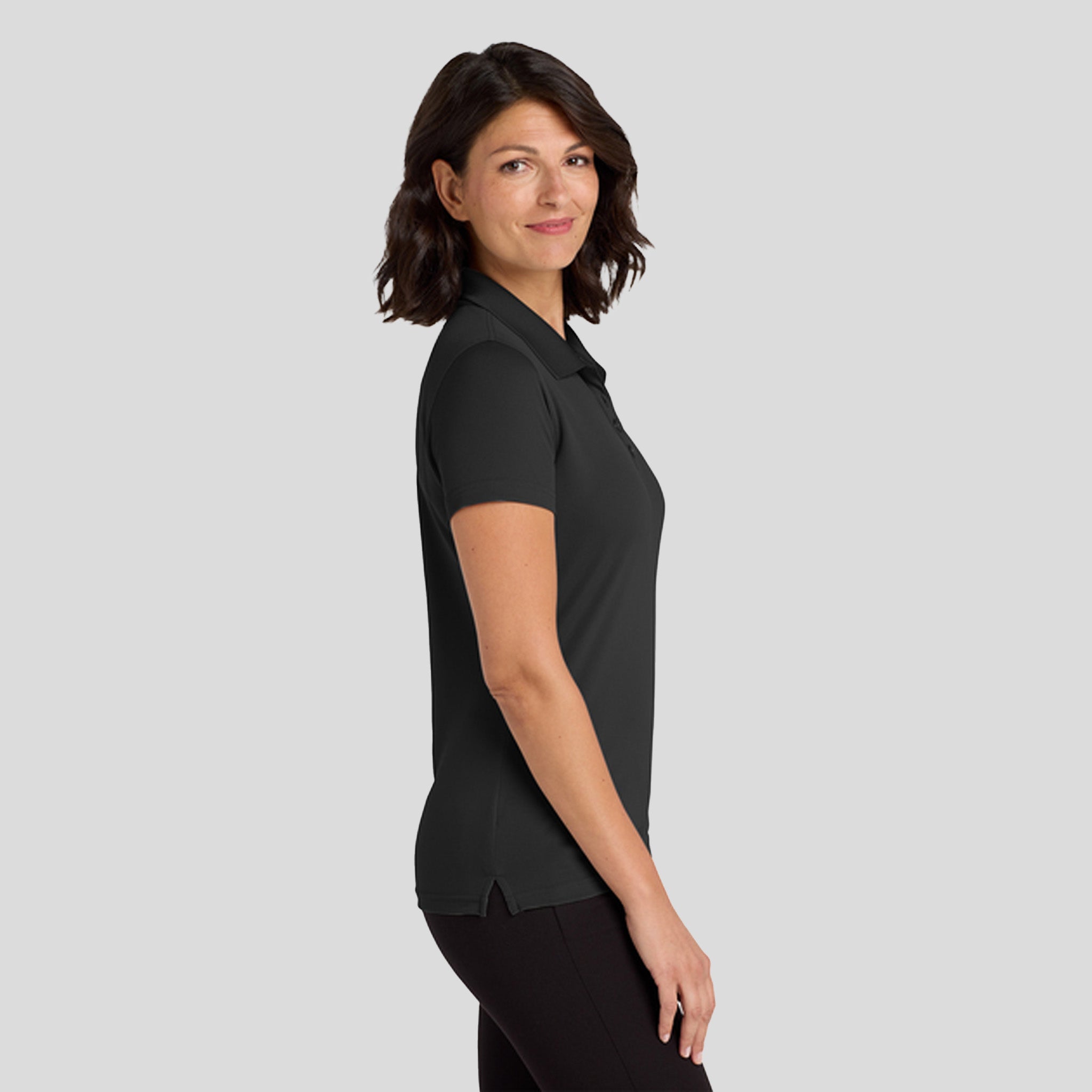 Women's Dry Zone® UV Micro-Mesh Polo | Deep Black