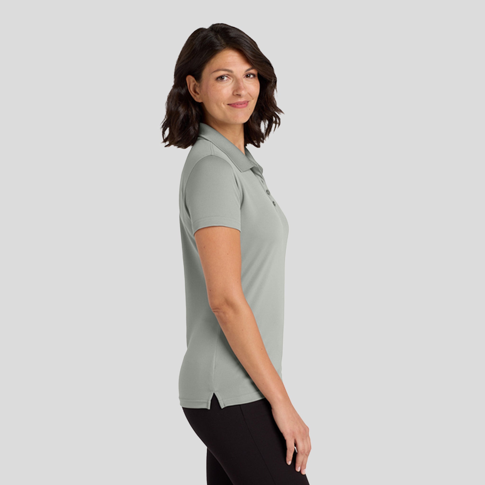 Women's Dry Zone® UV Micro-Mesh Polo | Gusty Grey