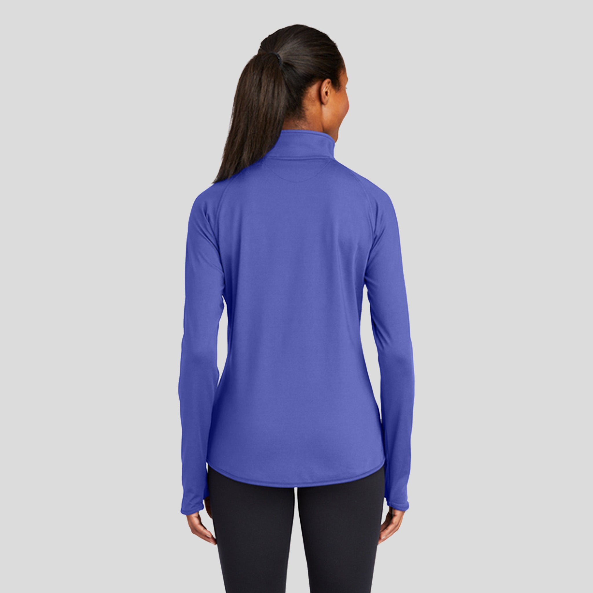Women's Sport-Wick® Stretch 1/4-Zip Pullover | Iris Purple