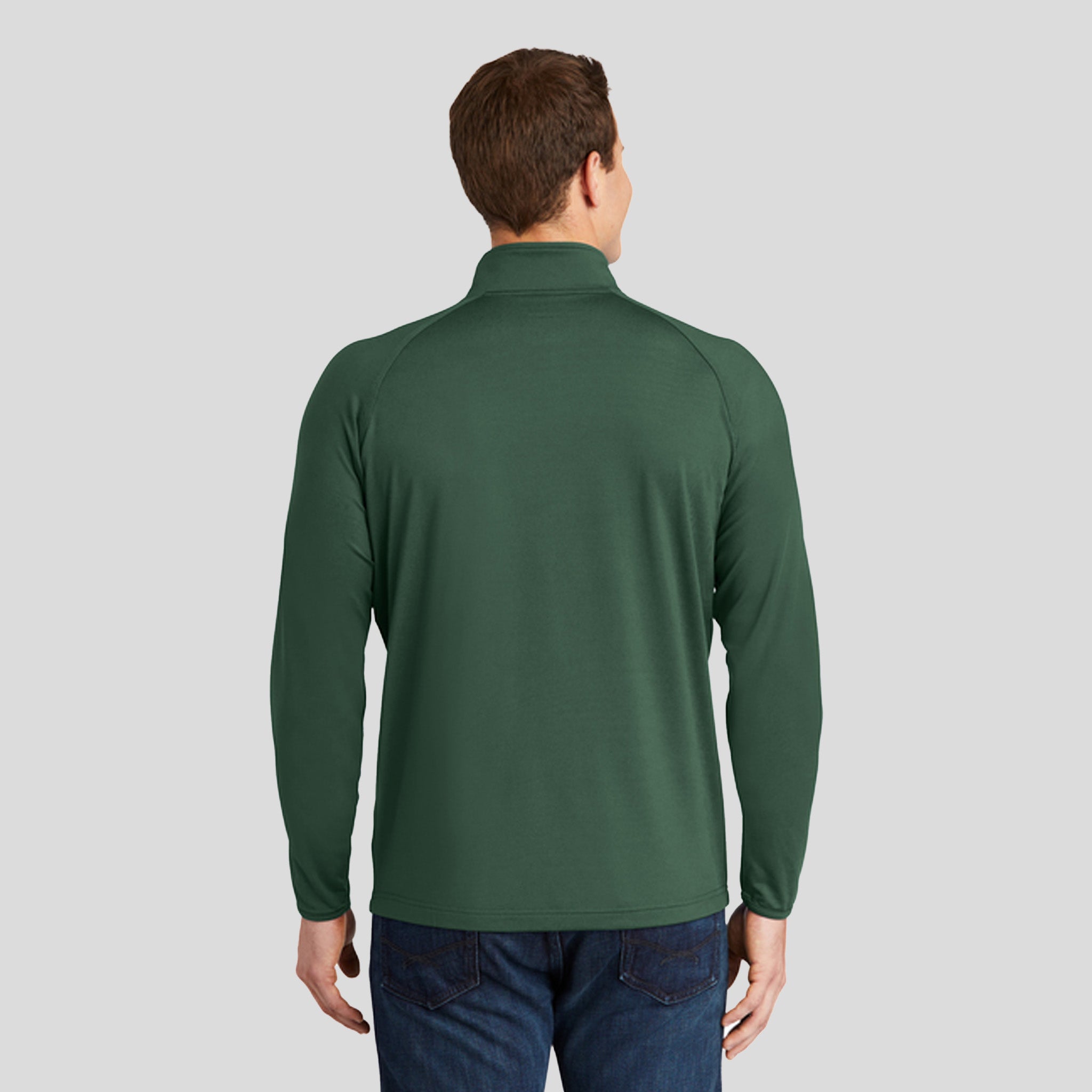 Sport-Wick® Stretch 1/4-Zip Pullover | Forest Green