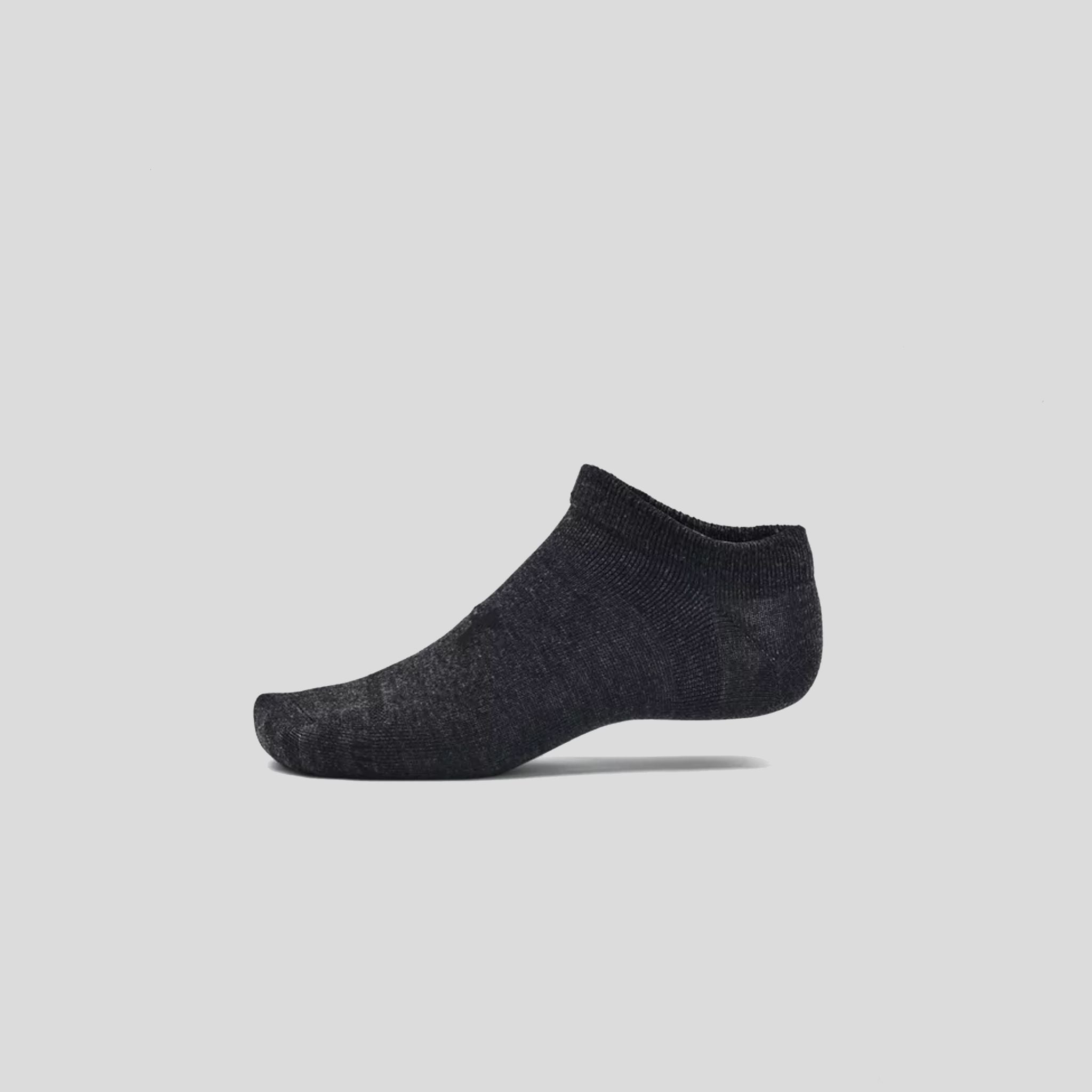 Unisex UA Essential 3-Pack No-Show Socks | Black